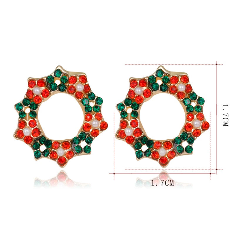 Khuyên Tai Hình Ông Già Noel Dễ Thương Dùng Làm Quà Tặng Sinh Nhật / Đám Cưới / Giáng