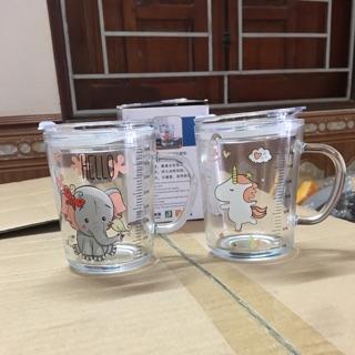 Cốc thuỷ tinh 3in1 có chia vạch siêu tiện lợi