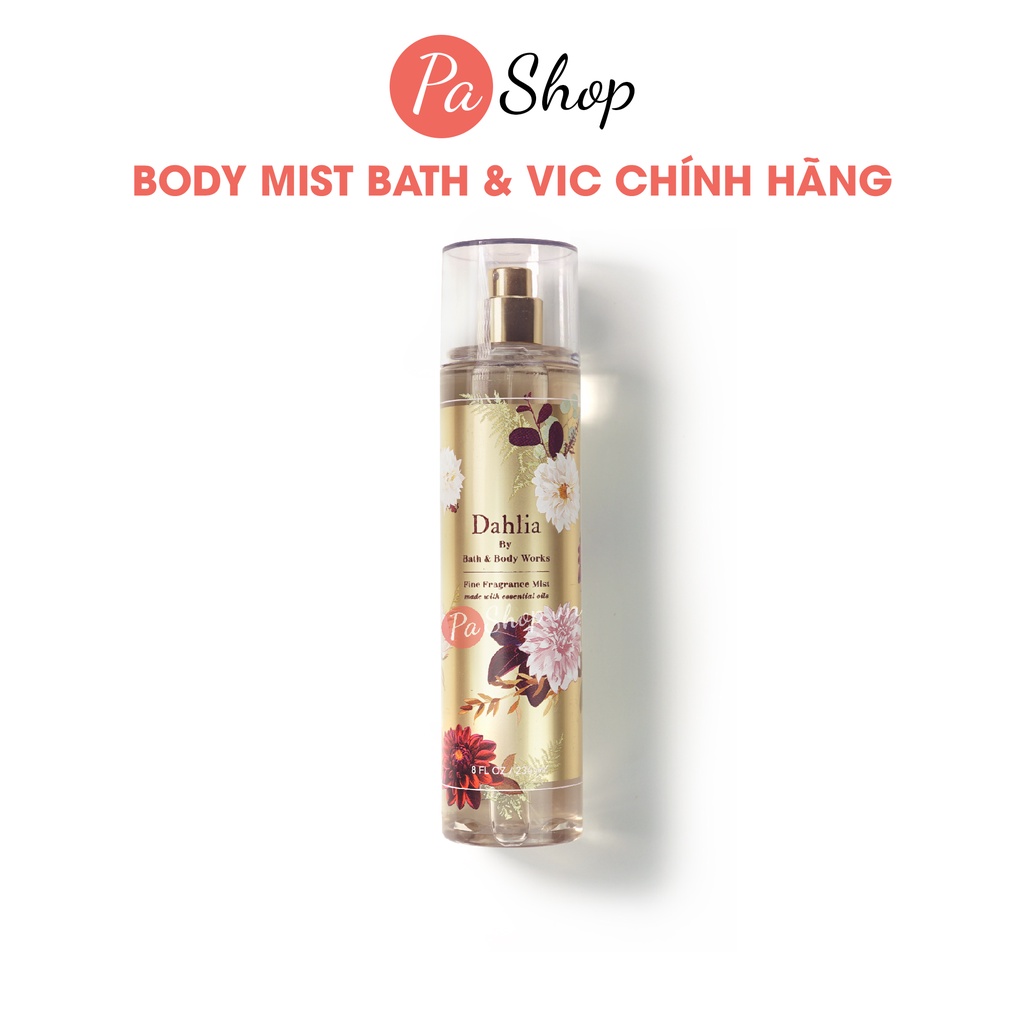Body mist Dahlia xịt thơm toàn thân