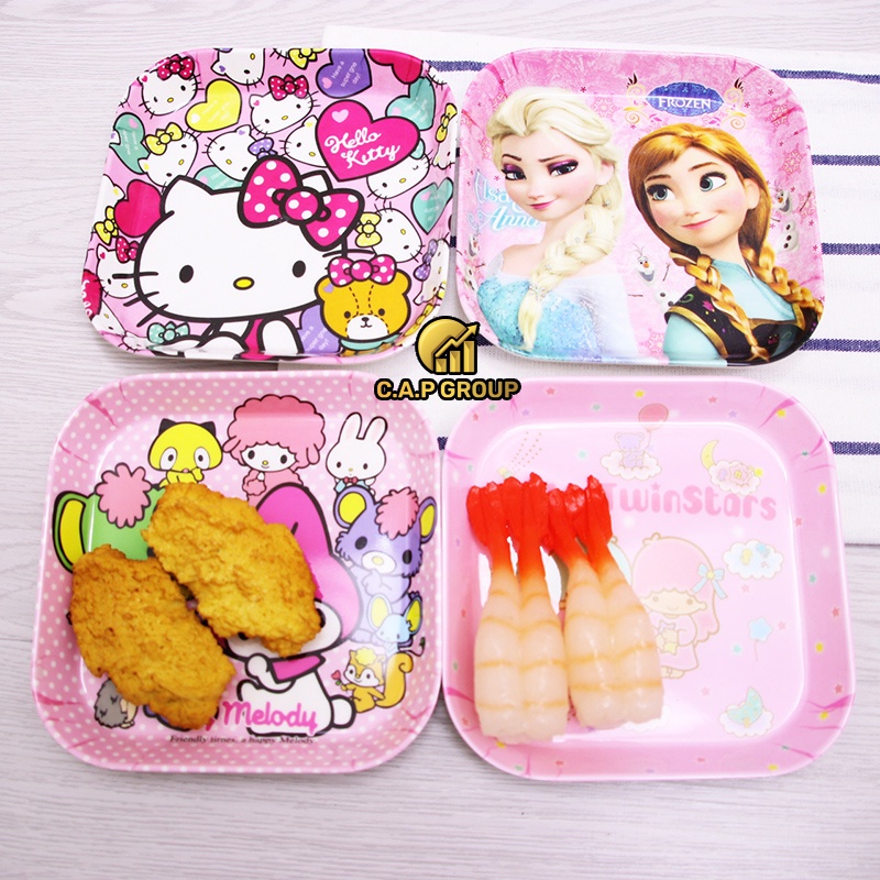 Đĩa ăn cho trẻ em cho bé đựng thức ăn đồ ăn vặt - 0X7i