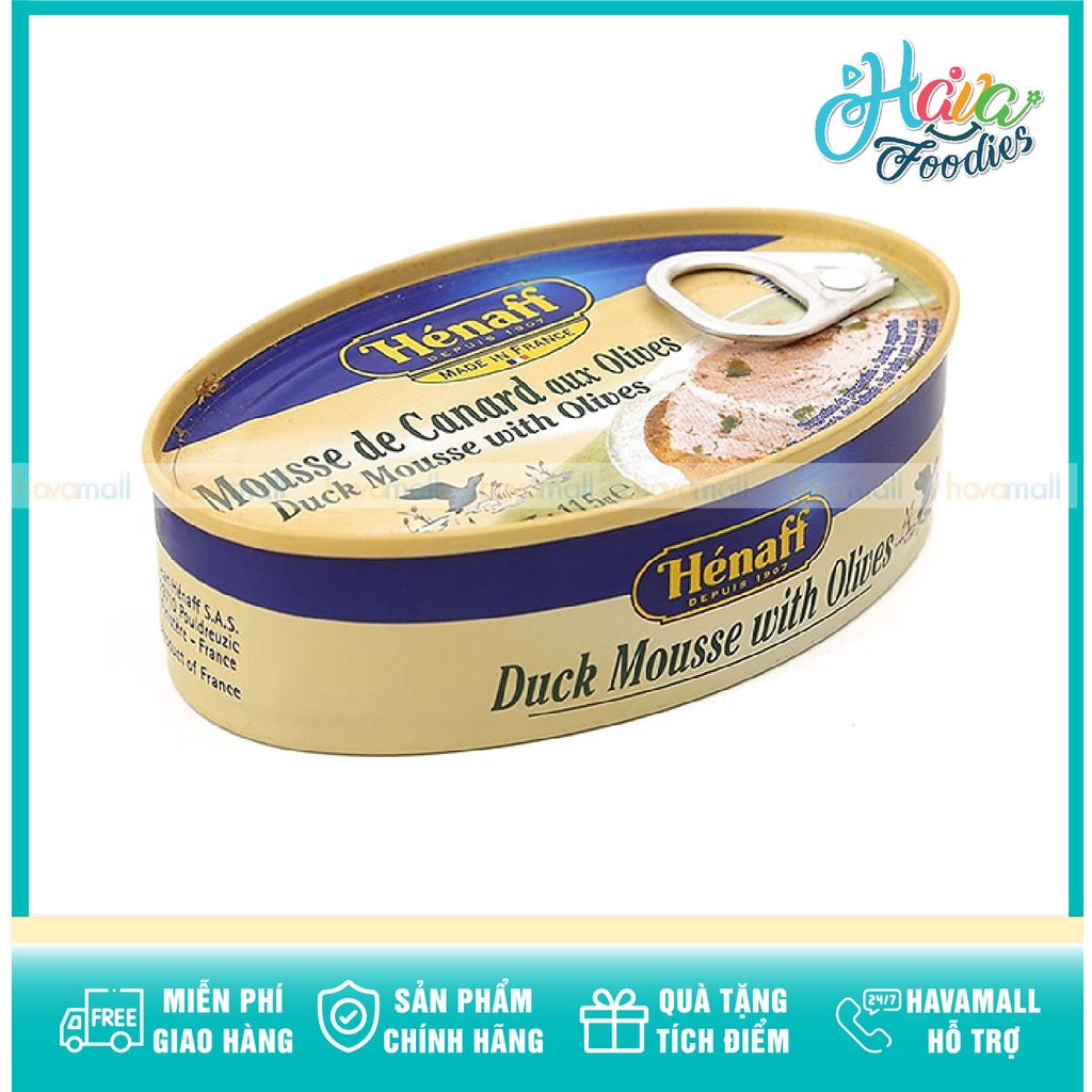 Pate Gan Vịt Hénaff 115gr