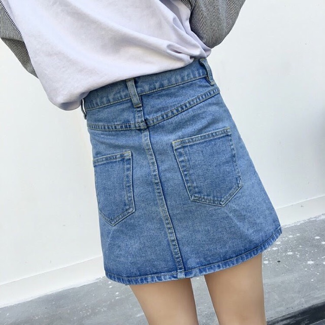 Chân váy khoá kéo