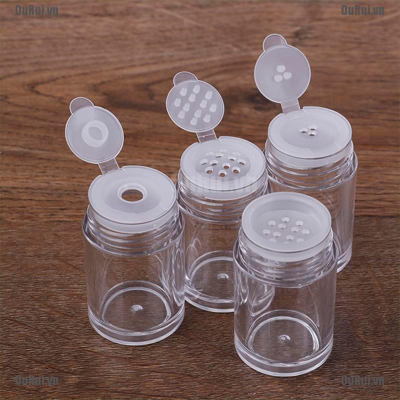 1Pcs 10ml White empty cosmetic bottle sifter jars container screw lid makeup