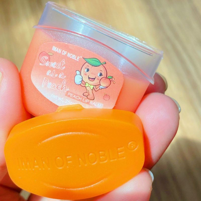 Hộp dưỡng môi hương đào nội địa trung