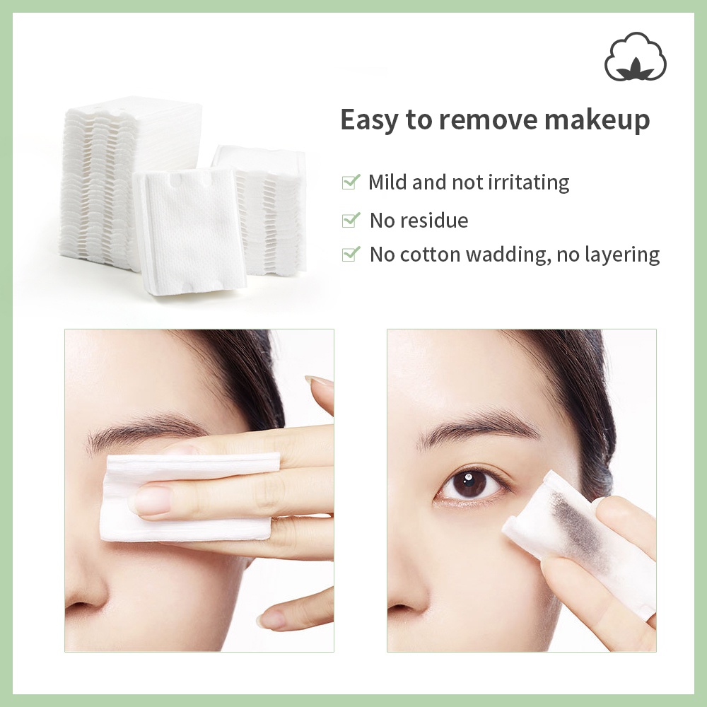 Set 222 miếng bông tẩy trang MAGEFY mềm mại hai mặt chuyên dụng