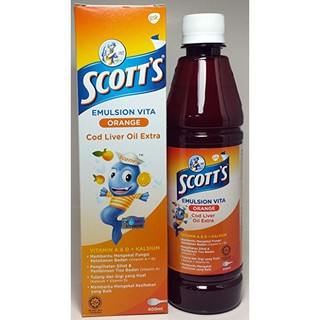 siro trái cây vị cam SCOTT'S Thái Lan 200ml