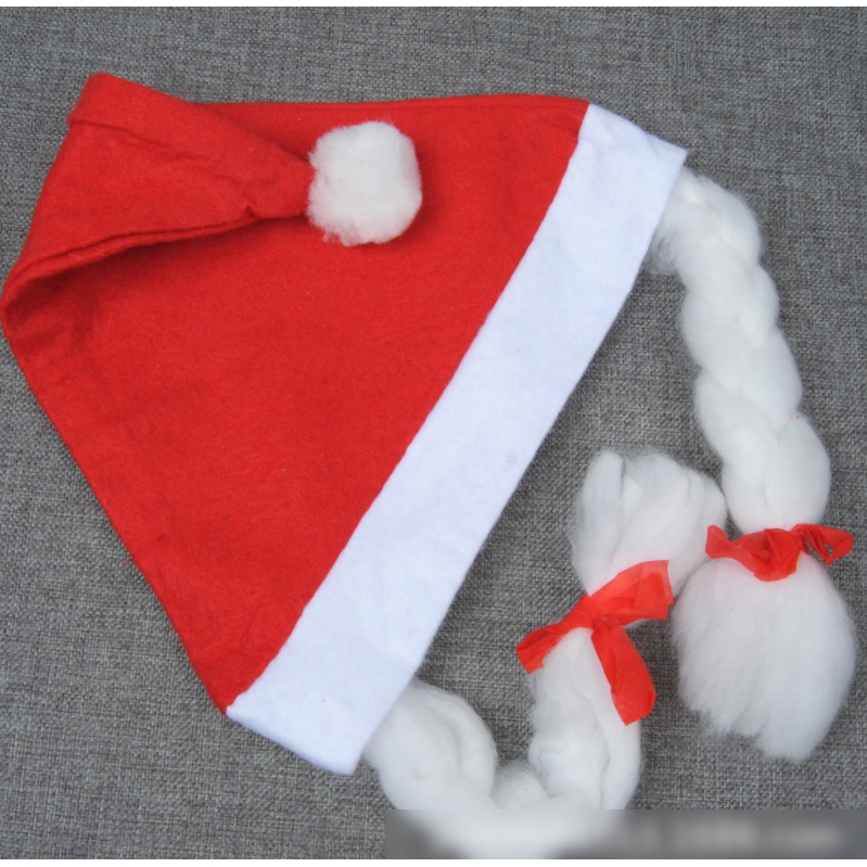 Nón mũ noel có tết bính N1