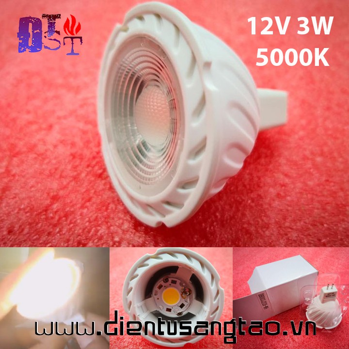 Led đèn trần 12v 3W 5000K MR16