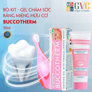 Kem đánh răng chăm sóc răng miệng hữu cơ cho bé Buccotherm 50ml