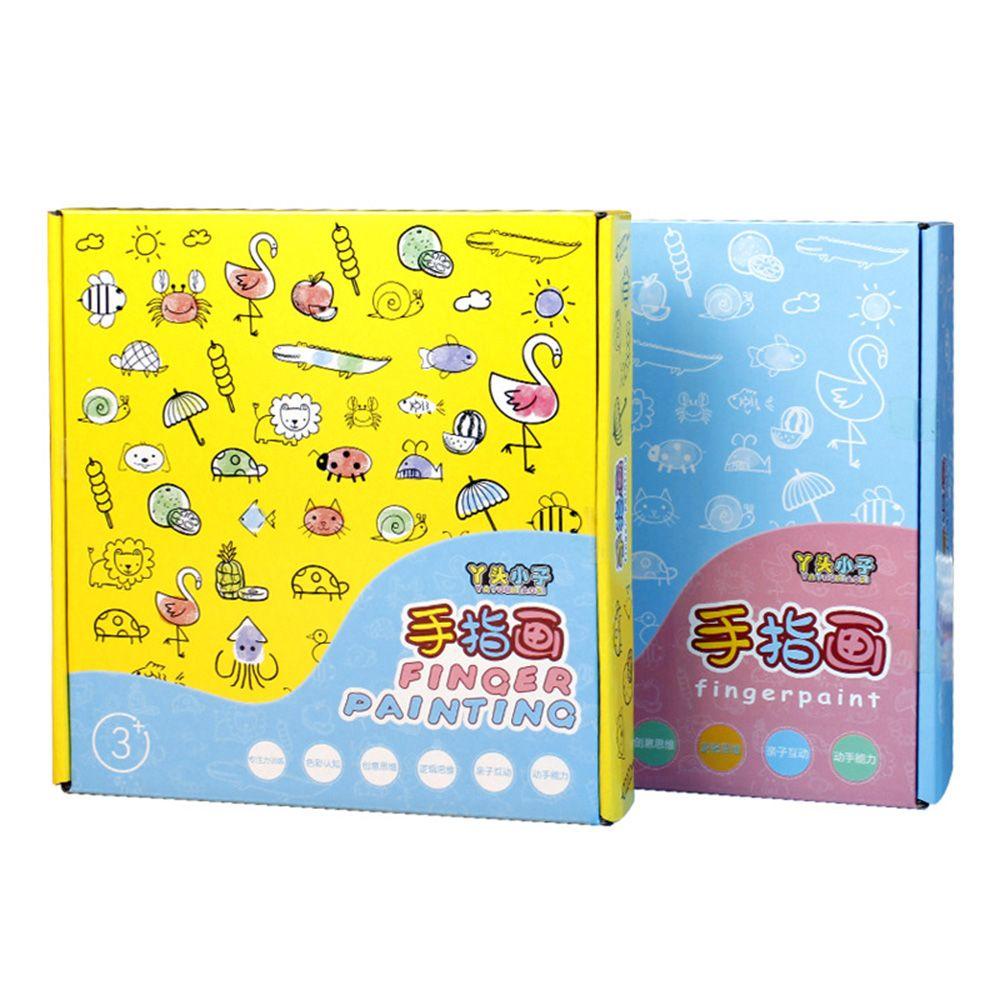 Đồ Chơi Vẽ Tranh Bằng Ngón Tay DIY Hình Động Vật Cho Trẻ Mẫu Giáo