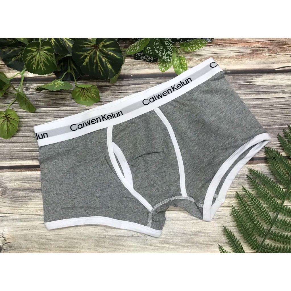 [free ship 50k + che tên đơn hàng] QUẦN LÓT BOXER NAM THUN COTTON CAIWEN (HÌNH THẬT)
