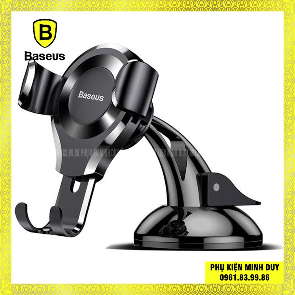 Đế giữ điện thoại dùng trên ô tô Baseus Osculum Type Gravity Car Mount (hút chân không, gắn táp lô xe)