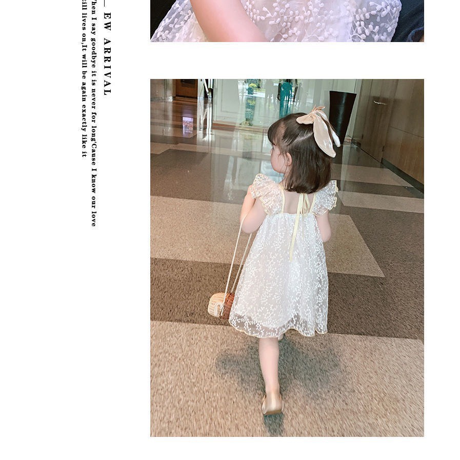 Váy bé gái - Váy ren công chúa bánh bèo siêu xinh cho bé từ 1-5 Tuổi