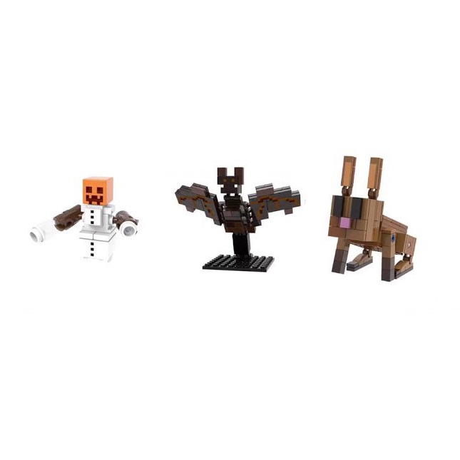 Bộ 3 nhân vật đồ chơi lắp ráp Minecraft X0298