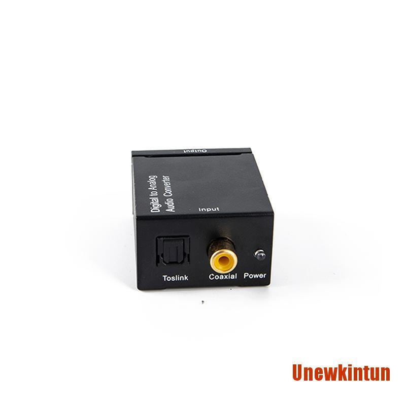 UNEWUN Digital to Analog Audio Converter Fiber Toslink Coaxial Signal Audio Decod