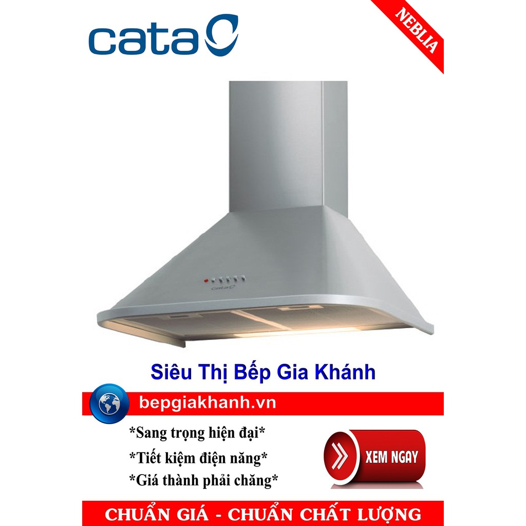Máy hút mùi nhà bếp dạng phễu 60cm Cata NEBLIA