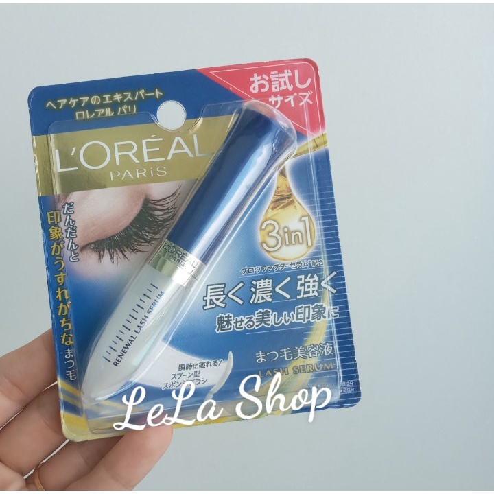 Serum Dưỡng Mi L’OREAL Renewal Lash Serum 3in1 Nội Địa Nhật