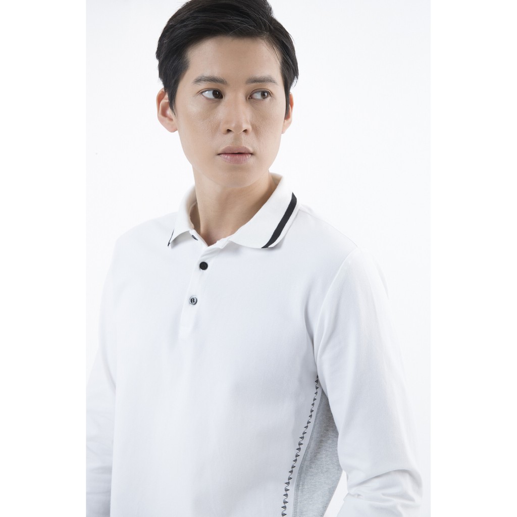 [Mã WABRIVY50 - 10% - ĐH từ 250K] Áo thun nam dài tay cổ đức IVY moda MS 58E2224 | BigBuy360 - bigbuy360.vn