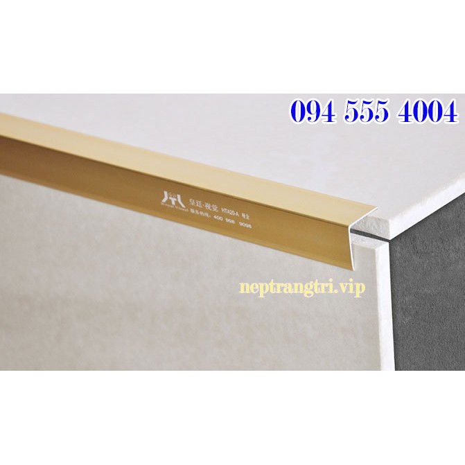 NẸP MẪU 10CM - NẸP NHÔM CHỮ V, NẸP NHÔM TRANG TRÍ, NẸP NHÔM V ỐP GÓC, NẸP NHÔM GÓC VUÔNG