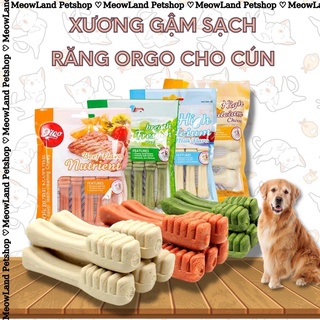 Xương Gặm Orgo Sạch Răng, Thơm Miệng, Bổ Sung Canxi Cho Chó 90g