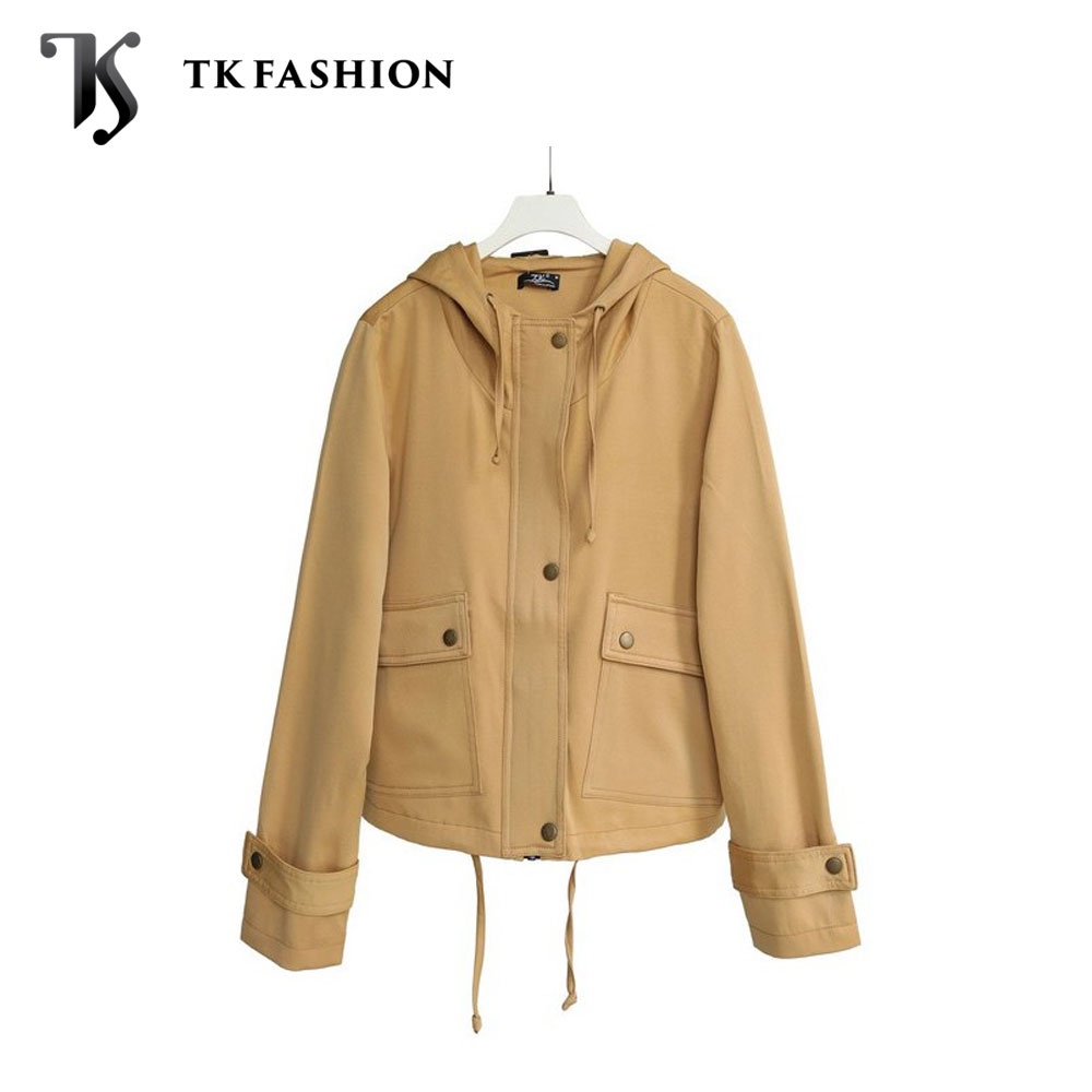 Áo khoác kaki nam nữ túi hộp thời trang thiết kế TK FASHION - Áo kaki 2 lớp K100