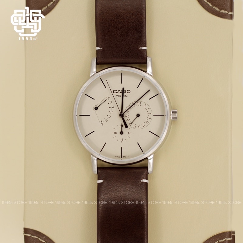 Đồng hồ nam Casio MTP-E320L-5E dây da thật chính hãng