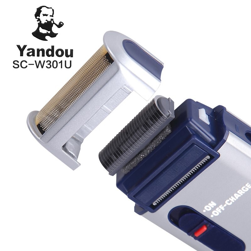 Máy cạo râu Yandou SCW 301U - Sử dụng pin sạc tiện dụng