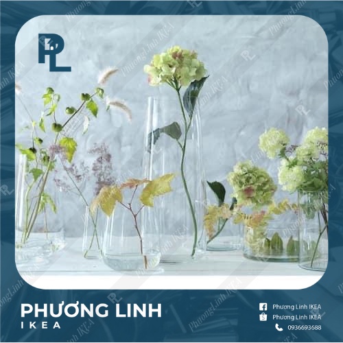 Lọ thủy tinh cao 15cm BERAKNA