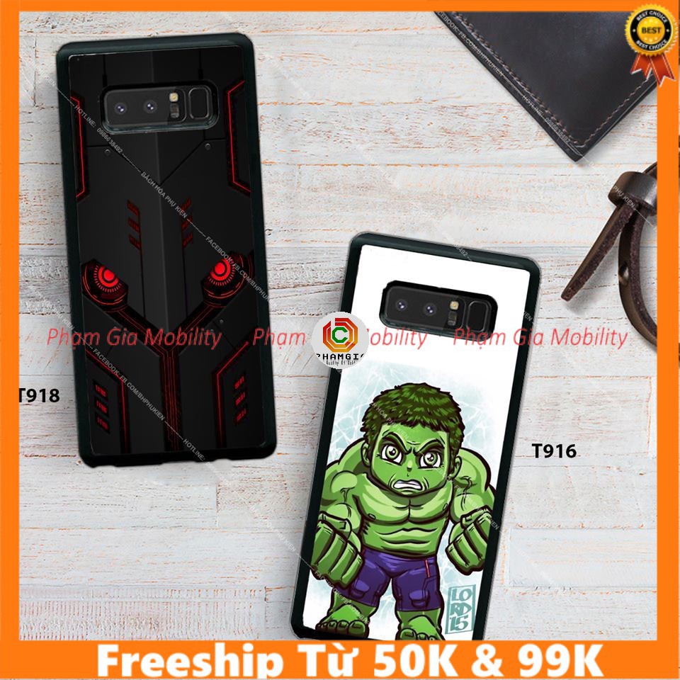 (có video) Ốp lưng hình đẹp samsung Note 8 - Note 9 (P1) - siêu anh hùng
