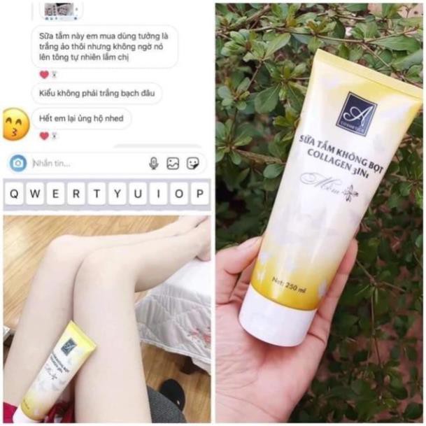 Sữa Tắm Trắng Không Bọt Collagen 💕 Chính Hãng 100% 💕 Làm trắng da, dưỡng ẩm da💕 250ml | BigBuy360 - bigbuy360.vn