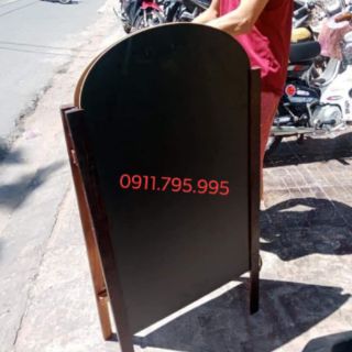 Bảng đen MENU viết phấn 60x100( loại 2 mặt 4 chân)