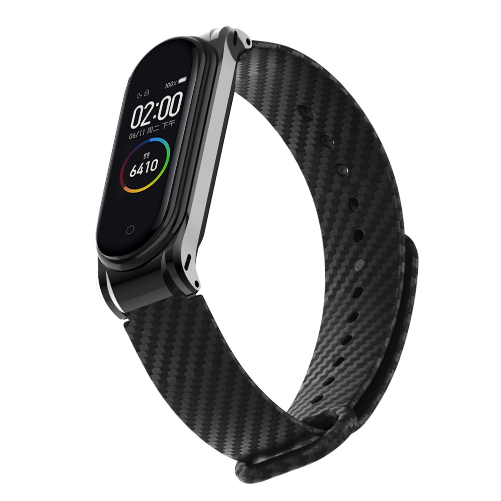 Dây đeo thay thế sợi carbon dành cho Xiaomi Mi Band 4 3