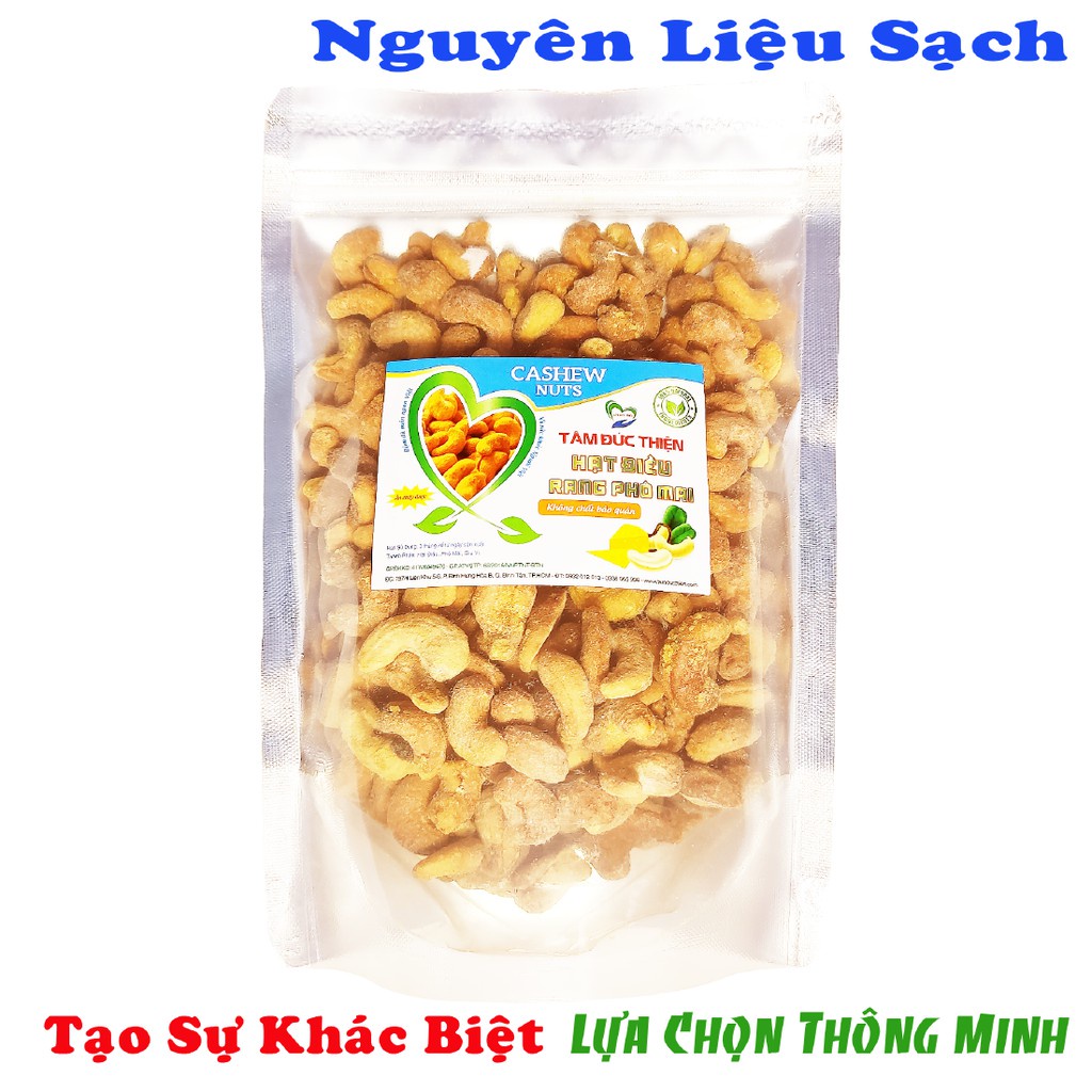 Túi 500GR Hạt Điều Rang Phô Mai[Nguyên Liệu Sạch]Tâm Đức Thiện