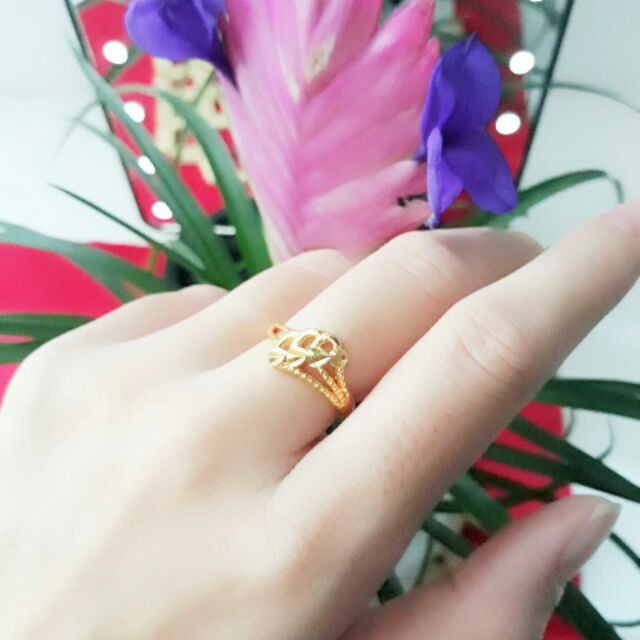 Nhẫn kiểu xi vàng 24k-NM25