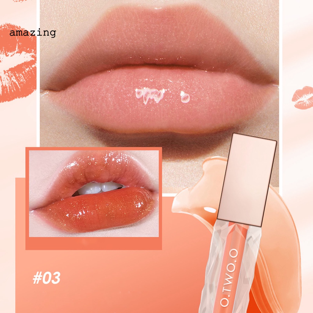 [Hàng mới về] Son bóng trong suốt trọng lượng nhẹ làm đầy môi lâu trôi tùy chọn màu sắc