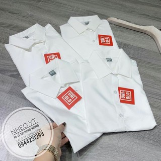  Áo sơ mi trắng basic ngắn tay