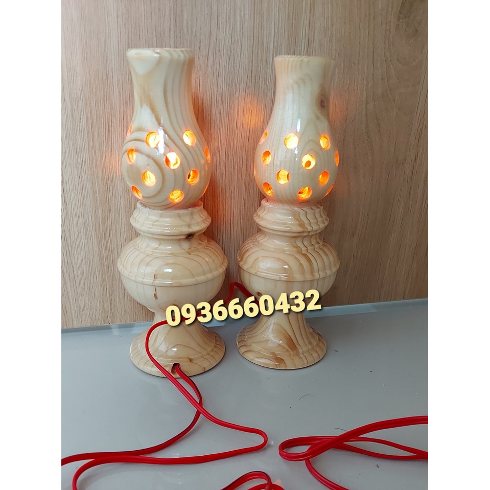 ĐÈN THỜ GỖ THÔNG 18CM QUÀ TẶNG CÔNG GIÁO