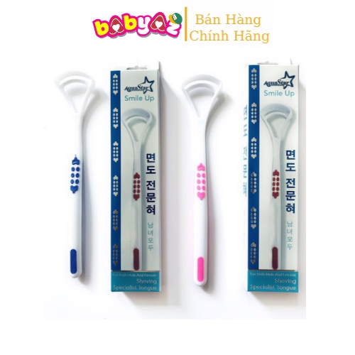 Cây Cạo Lưỡi Vệ Sinh Vùng Miệng- Nhựa Pp- Aquastar
