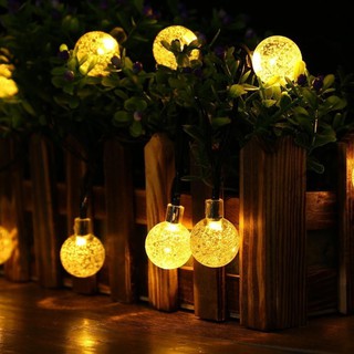 Đèn trang trí 20ft 30LED hình cầu pha lê
