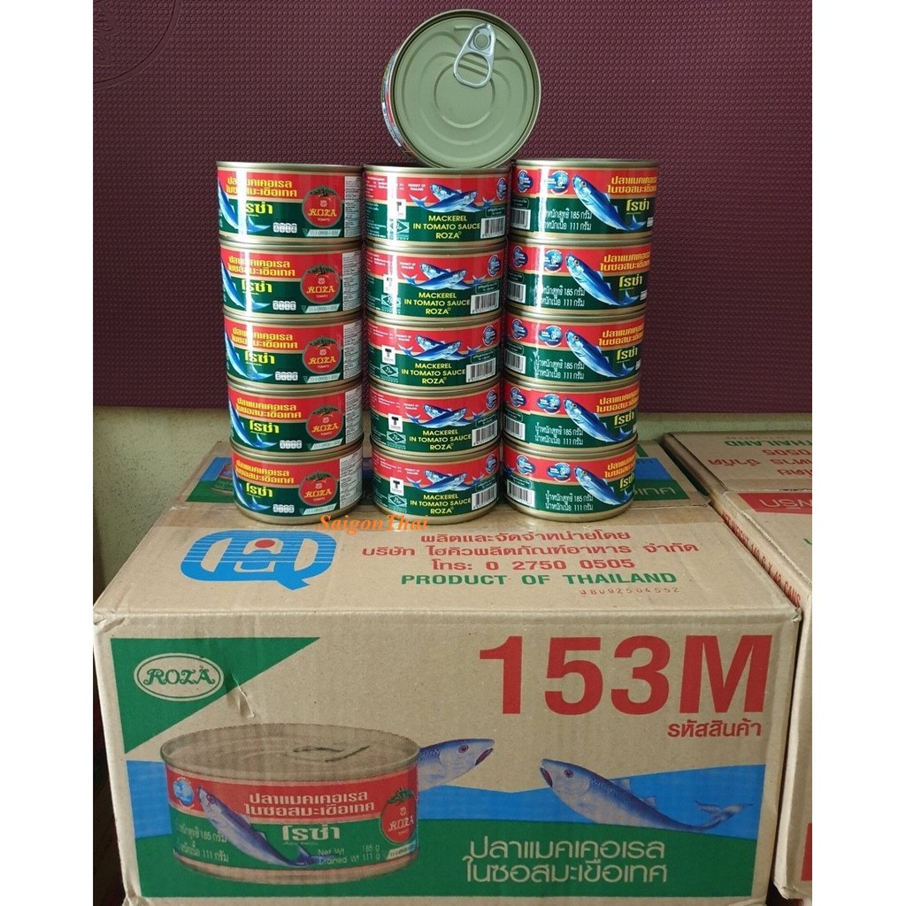 (SGT) Cá Thu Sốt Cà Chua ROZA 185gr 1 hộp (Mã 153) | BigBuy360 - bigbuy360.vn