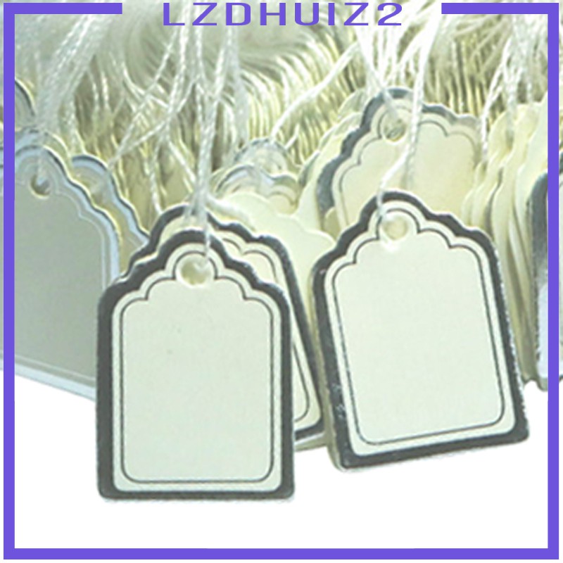 Set 500 Nhãn Đánh Dấu Trang Sức Les Fleurs Kèm Dây