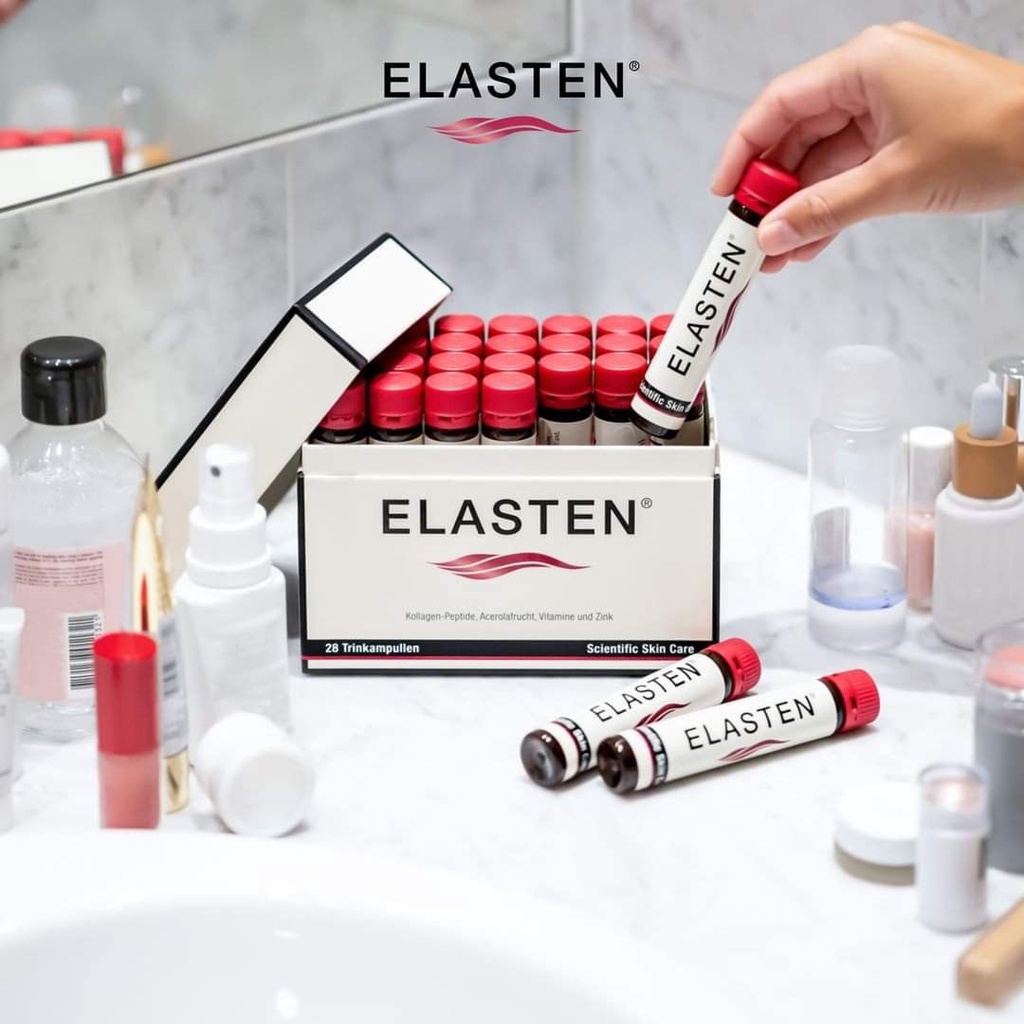 Collagen Elasten Dạng Nước Giúp Da Ẩm Mượt Căng Bóng, Mờ Thâm Nám, Duy Trì Thanh Xuân