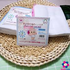 Sét 10 Khăn xô sữa 3 lớp xuất Nhật cho bé