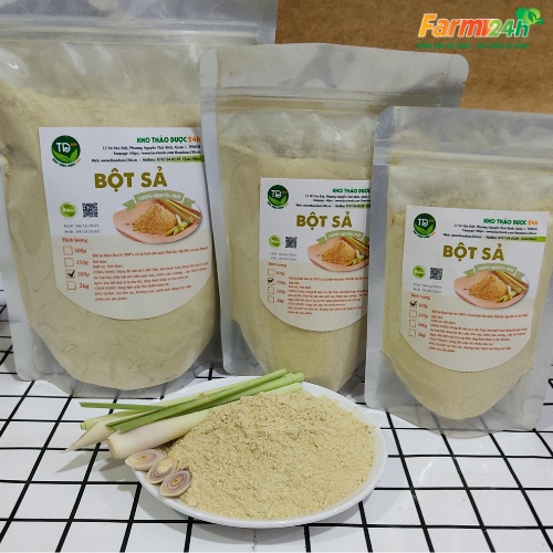 Bột Sả nguyên chất 100%, xay mịn, cay ấm, thơm nồng – 250g/500g