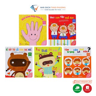 Sách tương tác - Ehon Nhật Bản kỹ năng sống cho bé trọn bộ 5 cuốn