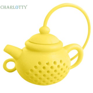 Teapot Shape Tea Strainer Silicone Tea Bag Infuser Leaf Filter Diffuser