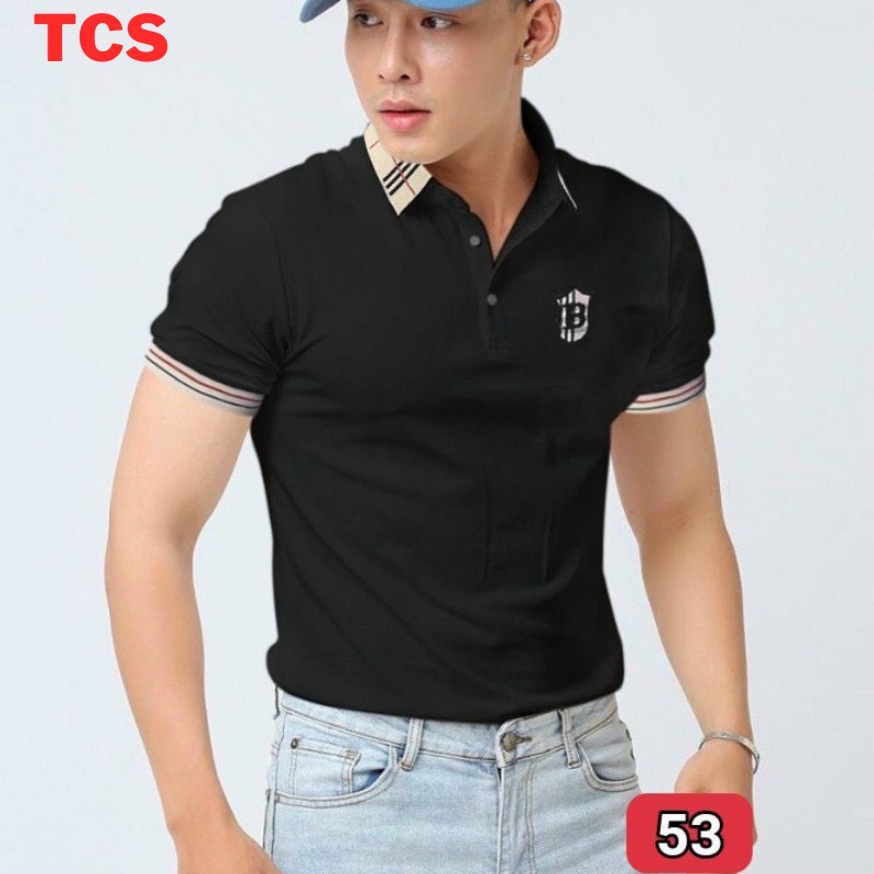 Áo thun nam có cổ màu trắng thời trang giá rẻ TCS 78 | WebRaoVat - webraovat.net.vn