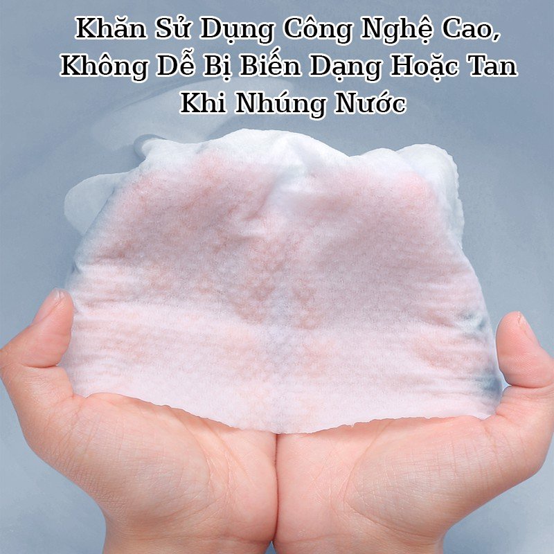 Khăn Mặt Khô Animerry Natural - Khăn Dùng 1 Lần Cuộn 40 Khăn