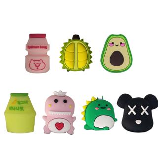 Dụng cụ bảo vệ đầu cáp dữ liệu chống gãy bằng silicon dễ thương và quấn dây cáp Apple-Android