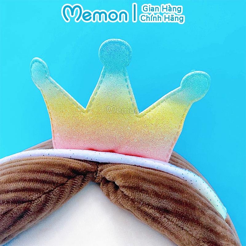 Gấu Bông Nàng Tiên Cá Thêu Sao Nhồi Bông Cho Bé Cao Cấp Memon